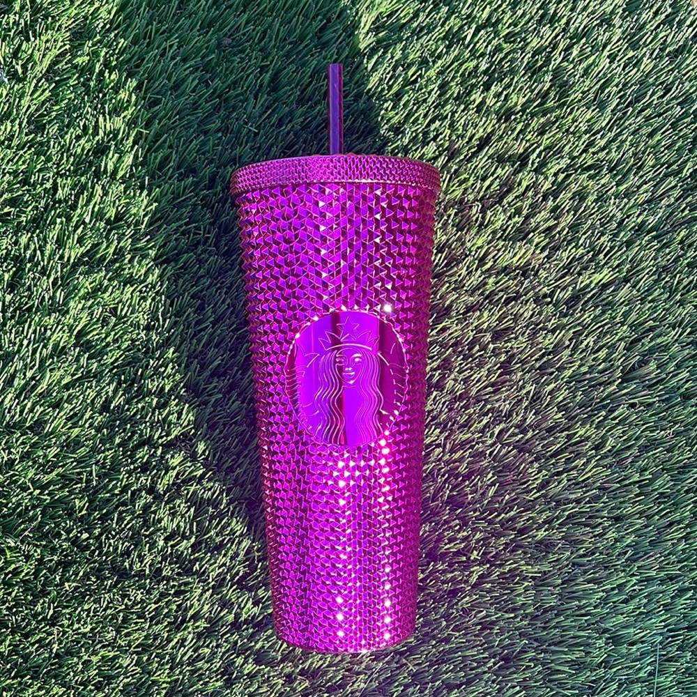 Starbucks Pink holiday Studded cup